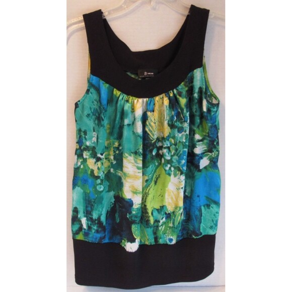B Wear Byer California Tops - B Wear Byer California Sleeveless Tank Top Watercolor Print Size Large